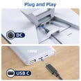 thumbnail image 3 of For  Type C to DC Power Cable, 100W Type C Input to DC Male Output Water Proof, Compatible with PD Power, For Home Outdoor Traveling, 3 of 7