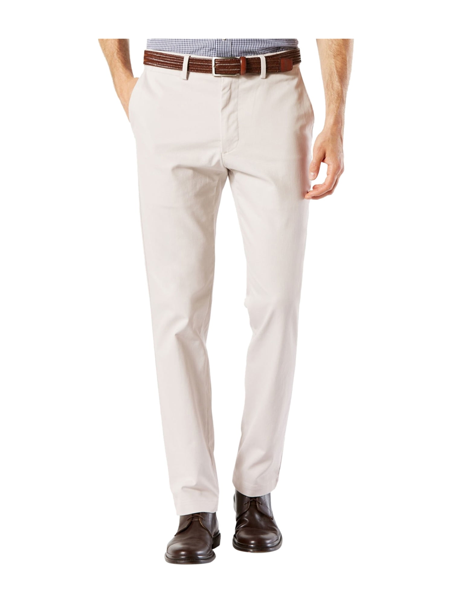 Dockers Mens Clean Khaki Casual Trouser Pants ltbeige 38x32 | Walmart ...