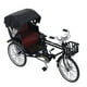 thumbnail image 5 of Modelo de Rickshaw Diseño Retro Decorativo Interesante Aleación Rickshaw de 3 Ruedas Adorno de Escritorio para decoración Negro, 5 of 5