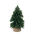thumbnail image 2 of Christmas Tree Artificial Christmas Trees Desktop Miniature Christmas Trees Mini Pine Tree with Snow and Wood Base for Christmas Holiday Gift Party Home Tabletop Decor Home Decoration, 2 of 5