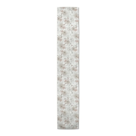 

Creative Products Multi Floral White 16 x 72 Cotton Twill Table Runner