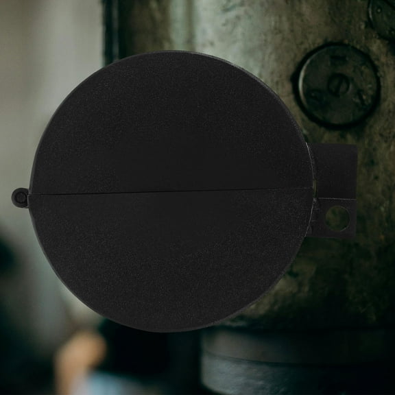 ETHZZLE 1Set Black Anti Turn Door Handle Lock Safety Cover Protector for Home and Hotel Security