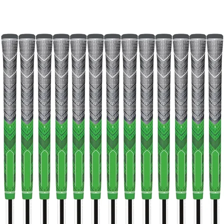 GREEEN 13 PCS Golf Grip Green Rubber Golf Club Grip Non-Slip 60R Grip Midsize