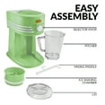 thumbnail image 6 of Taco Tuesday Retro Frozen Beverage Station, 40 oz Slushie Machine and Drink Mixer with 2 Shave Settings, Lime Green, 6 of 6