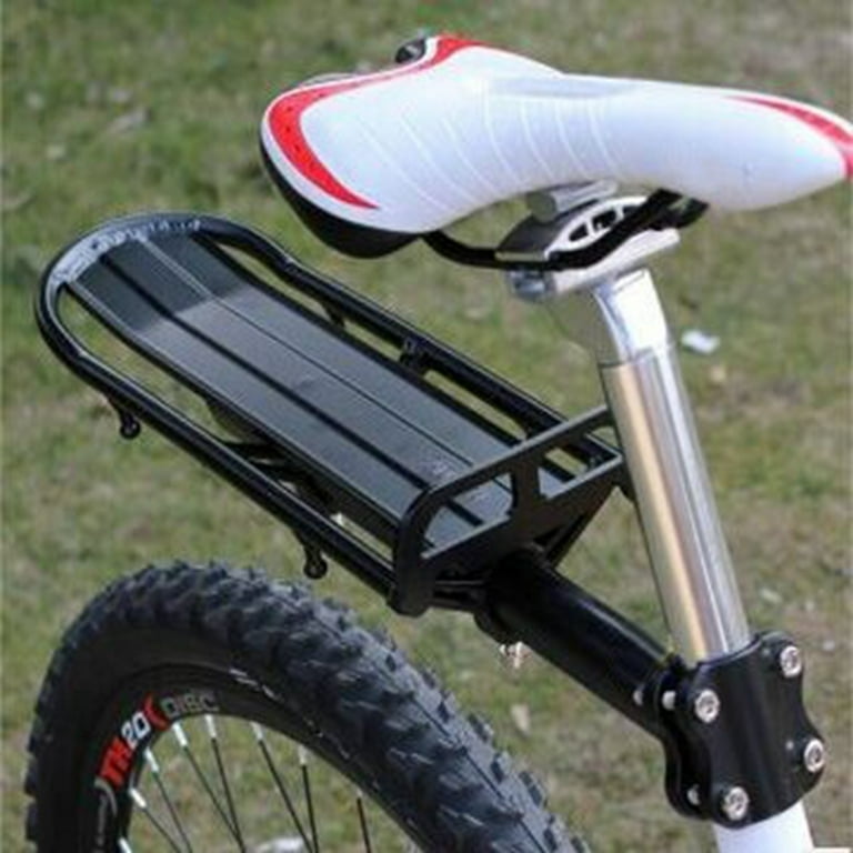 Bike Bicycle Cargo Rack Rear Bike Rack for Back of Bike Carrier Rack Extendable 22 lbs Capacity Fits Most Seat Posts 27.2 31.8mm Easy to Install Black