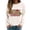 Beige, variant on Merry Christmas Sweatshirt for Women, Santa Hat Gift Box Tree Graphic Crew Neck Pullover, Holiday Long Sleeve Casual Top