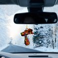 thumbnail image 5 of Tree Ornament Car Ornament Western Charm  Tree Pendant with Lanyard Unique Cowboy Hat Boots Car Rear View Mirror, 5 of 5