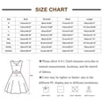thumbnail image 3 of Pop Seller Women's Round Neck Casual Short Sleeve Ruffle-Trim Summer Mini Dresses Beige L, 3 of 5