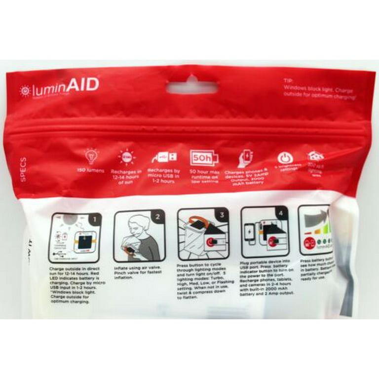 LuminAid PackLite Max 2in1 Phone Charger