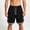 ZA-Black shorts men, variant on cllios Basketball Shorts for Men Big and Tall Lightweight Breathable Comfy Baggy Shorts with Pockets Elastic Waist Drawstring Short Pants for Sport Black L