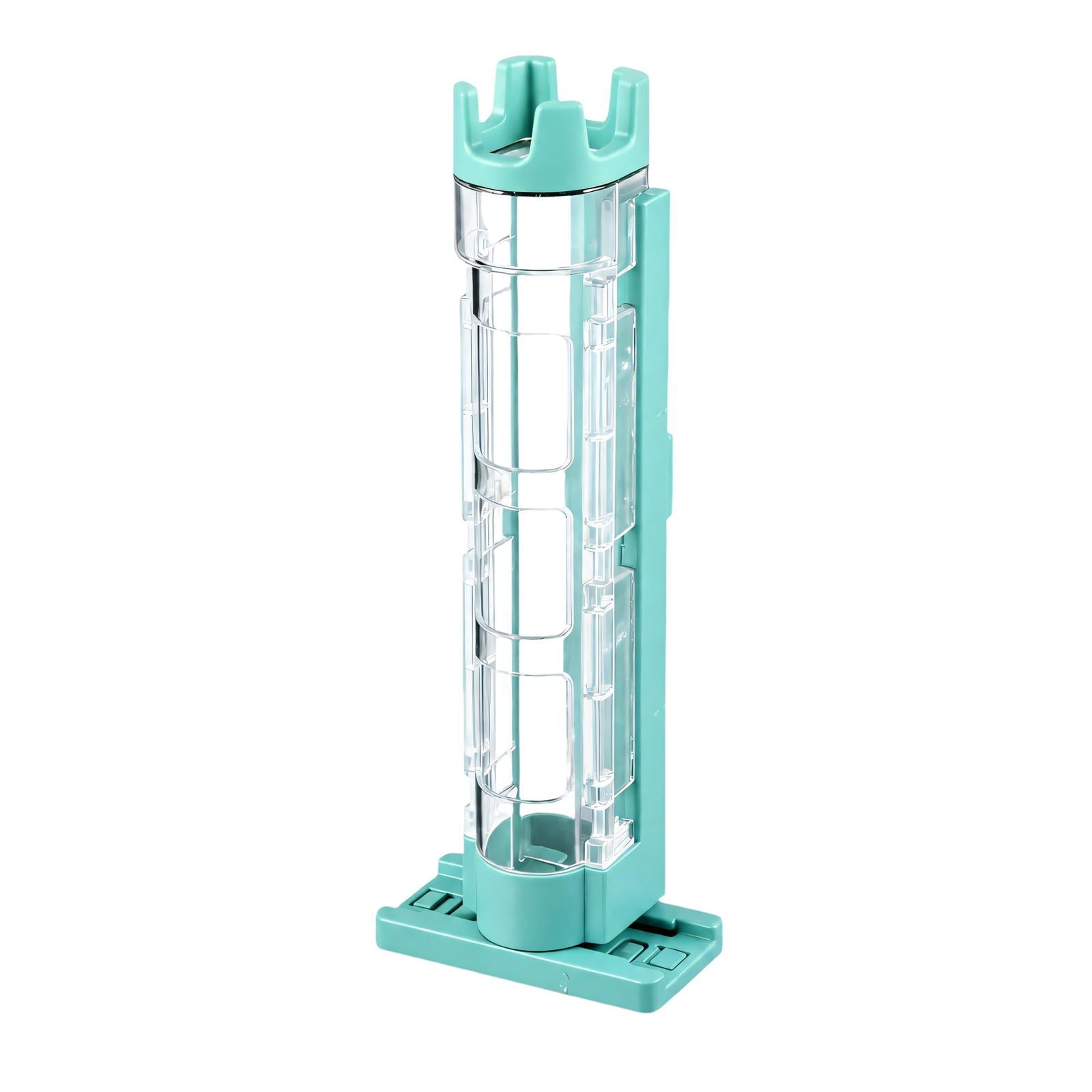 Pond Fishing Support Stand for Rod Storage Transparent Tube Cradle Mount Base ABS 1.46in Opening Use
