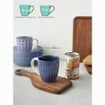 thumbnail image 5 of Coffee Mugs Set of 6 16 oz Large Porcelain Coffee Cups with Handle for Coffee Tea and Cocoa Ceramic Coffee Mug for Women Men Housewarming Wedding Gift Vintage Blue, 5 of 6