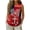 D-Multicolor, variant on July 4th Tops for Womens Red White Blue Soft Sleeveless Crew Neck Blouses for USA Summer Independence Day L-Multicolor