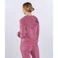 thumbnail image 2 of Boxercraft BW5201 Women's Dream Fleece Full-Zip Hoodie-ORCHID HEATHER-2XL, 2 of 4