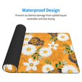 thumbnail image 4 of Bingfone White Floral And Butterflies Large Gaming Mouse Pad,Extended Desk Mousepad With Stitched Edges,Non-Slip Base,Water Resist Keyboard Pad For Gamer, Office & Home, 29.5 X 16 In, 4 of 9