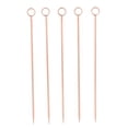 thumbnail image 2 of STARTIST 5Pcs/set Stainless Steel Cocktail Picks Cocktail - Circle-Rose Gold, 10.5cm, 2 of 9