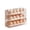Beige, variant on Refrigerator Egg Holder, Auto-Rolling Egg Storage Container for Fridge Side Door, Space Saving Plastic Egg Tray Organizer for Kitchen Pantry Cabinet and Countertop, Pink