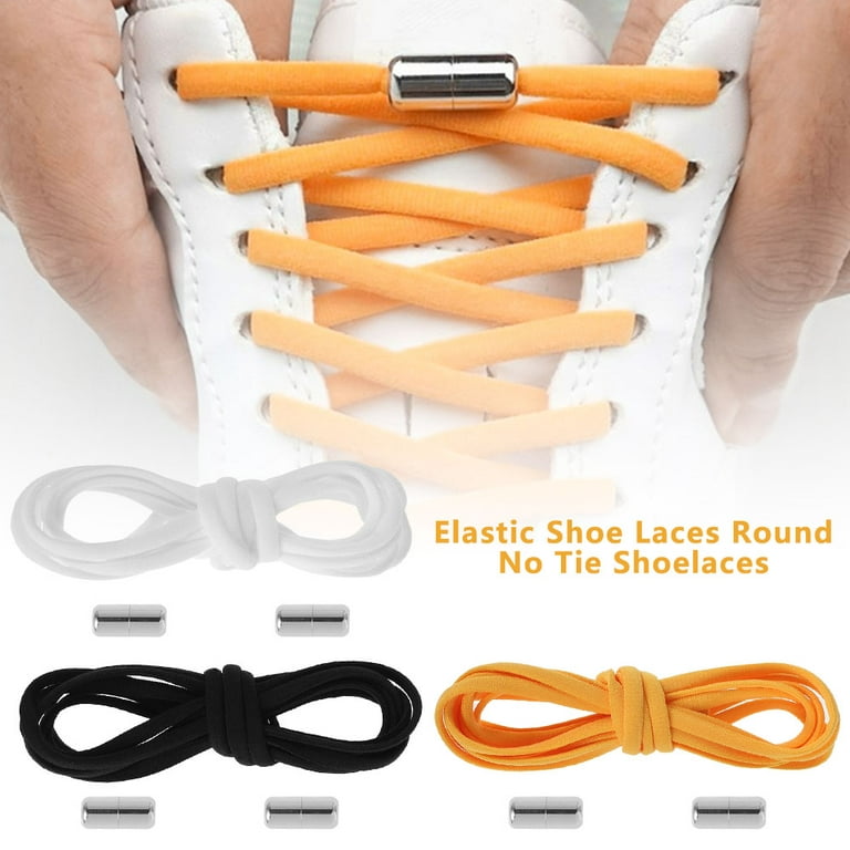 Shoe Strings No Tie Shoelaces Sneakers Shoelace Quick Lazy Laces Elastic  Lock