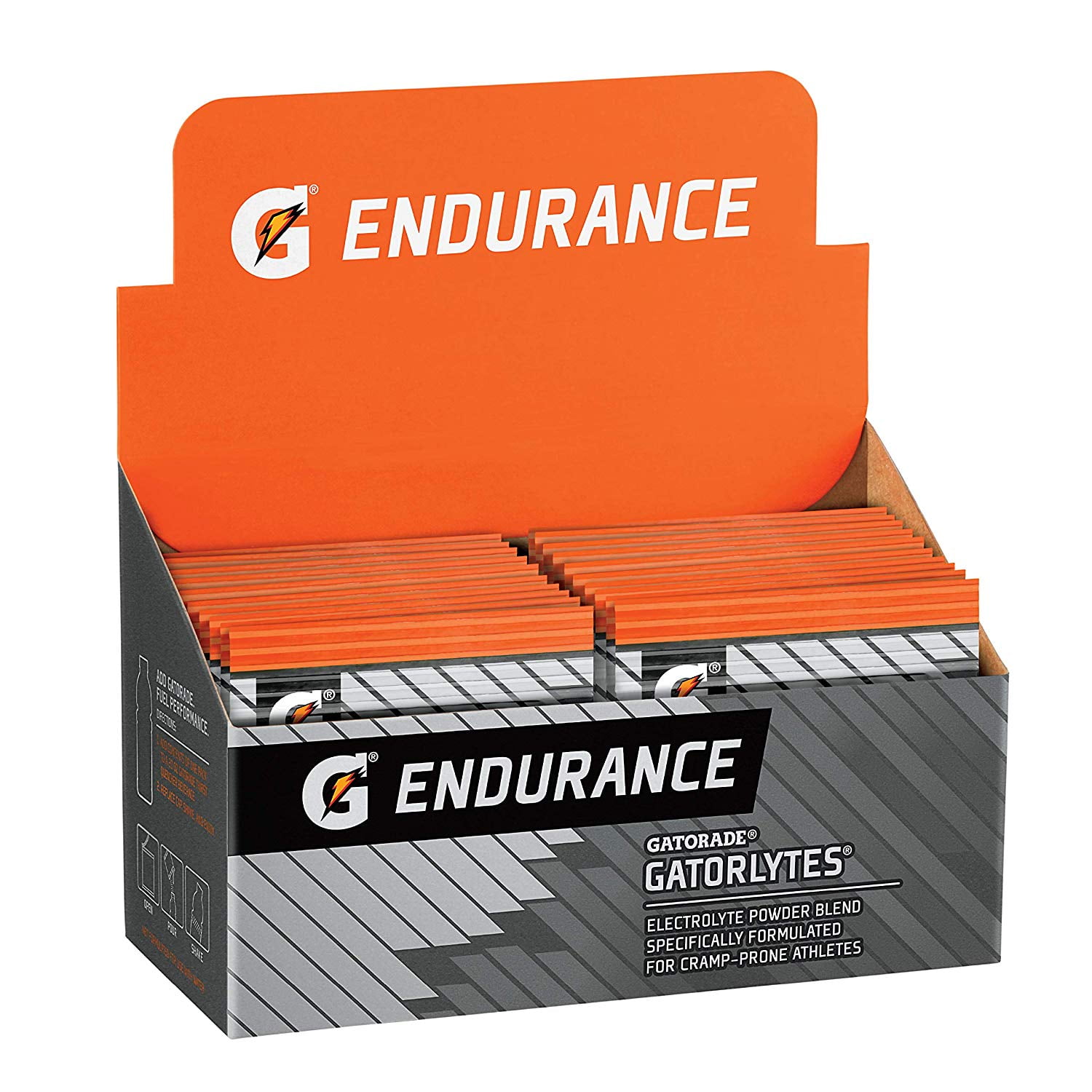 Gatorade Endurance Gatorlytes Powder, Unflavored, 0.12 oz Pouches, 20 Count