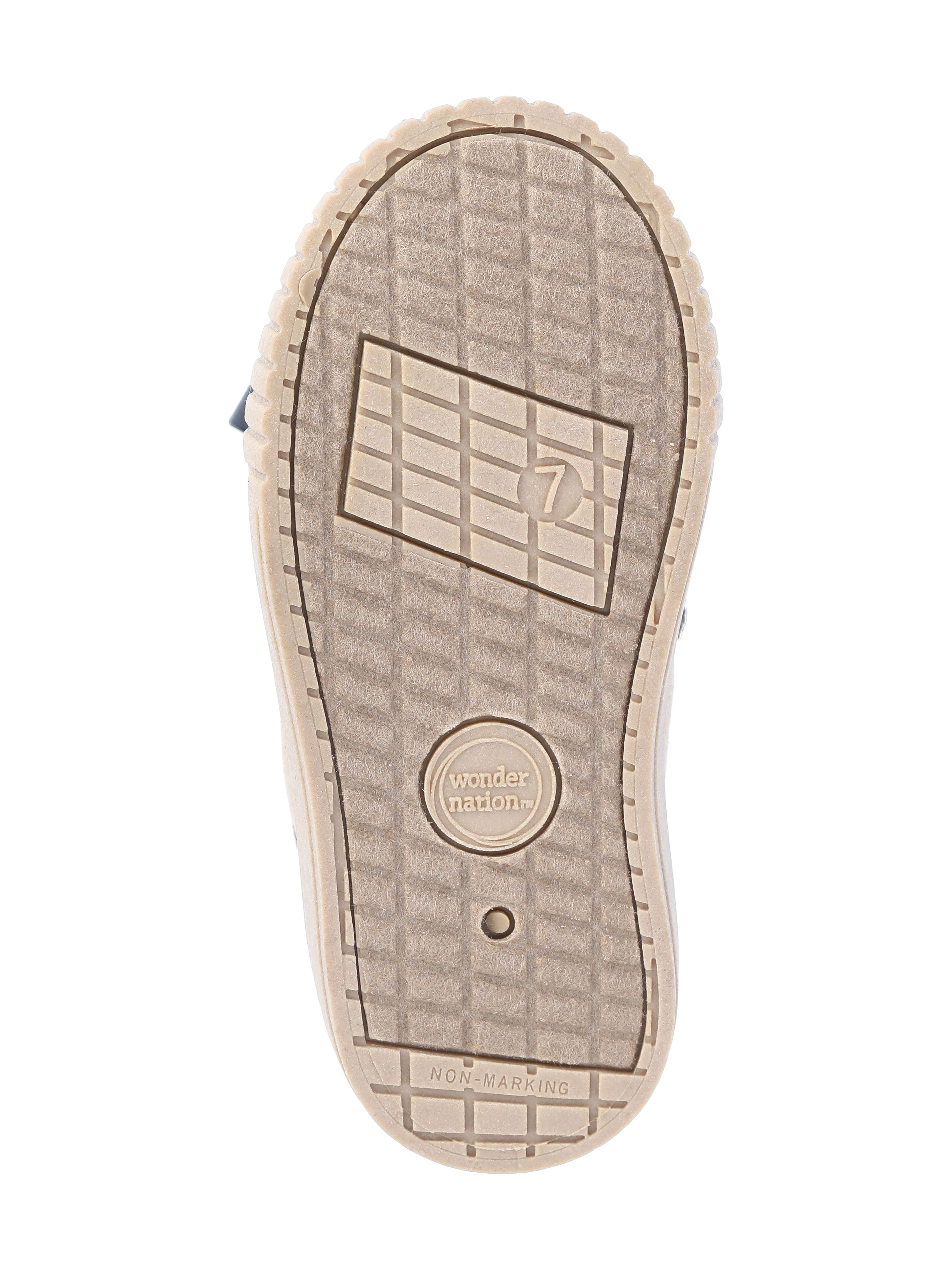 Wonder Nation Baby & Toddler Kids Two-Strap Bump Toe Sneakers