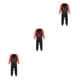 thumbnail image 2 of Soidarity Fitness Sauna Suit Ejercicio Gym Home Sweat Suit Sudadera con capucha Pantalones Rojo XXL Type1 NO1, 2 of 6