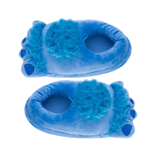 Minnieouse Deslízate cómodamente con estas pantuflas suaves y transpirables Monster Adventure Pantuflas cálidas antideslizantes Calzado azul tamaño libre