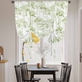 thumbnail image 3 of Watercolor Forest Sage Green Balloon Curtains for Bedroom/Front Door/Bathroom, Abstract Art Modern Trees Tie Up Curtains 63 Inch Length Light Filtering Kitchen Curtains Shades for Windows 46"x63", 3 of 8
