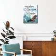 thumbnail image 3 of Isaiah 40:31 Wall Decor,Bible Verse Canvas Wall Art,Eagle Soaring Through Sky Christian Canvas Wall Artwork for Home Bedroom Living Room, 3 of 3