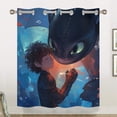 thumbnail image 3 of How to Train Y×our Dra×gon Curtains 63 Inch Length, Thermal Insulation Blackout Curtains Privacy Curtains for Bedroom/Living Room 2PC, 3 of 5