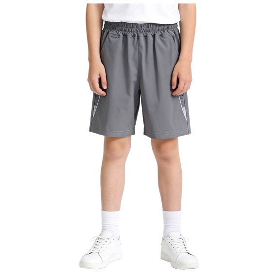Yindaity Toddler Boy Shorts Boys Shorts Youth Quick Dry Lightweight Hiking Shorts for Sports Outdoor with Pockets(Dark Gray,5-6 Years)