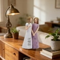 thumbnail image 2 of Resin Sister Figurines Friend Sister Birthday Gift Ideas Unique Gifts for Sisters from Sister Hand Painted Figure Friendship Gifts for Women 5.71 inch Keepsake Home Decor, 2 of 5