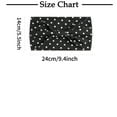 thumbnail image 2 of ZQUUVOU Wide Headbands for Women Non Slip Polka Dot Sport Sweatbands Elastic Head Bands Yoga Running Fitness Hair Accessories Green, 2 of 3