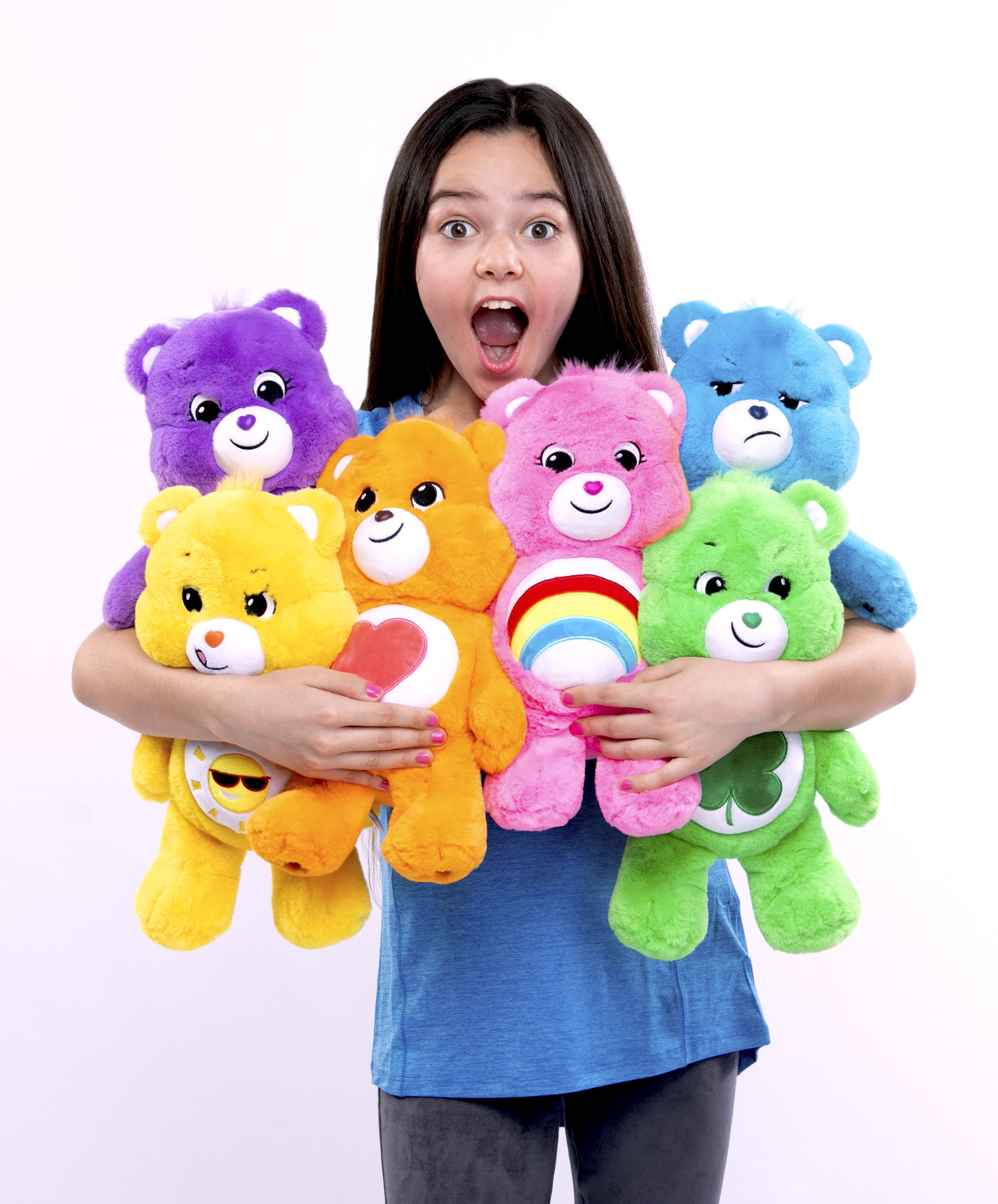 Care Bears BLUE GRUMPY BEAR 14" 2020 New Plush Huggable Toy 
