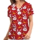 thumbnail image 1 of Puntoco Mujeres Plue Tamaño Animal Print Casual Manga corta Cuello en V Carer top Puntoco Puntoco-888, 1 of 5