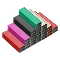 Uxcell Staples for Stapler, 6 Pack 26/6 Standard 1/4 Inch Length Staples for Office Supplies, Multicolored