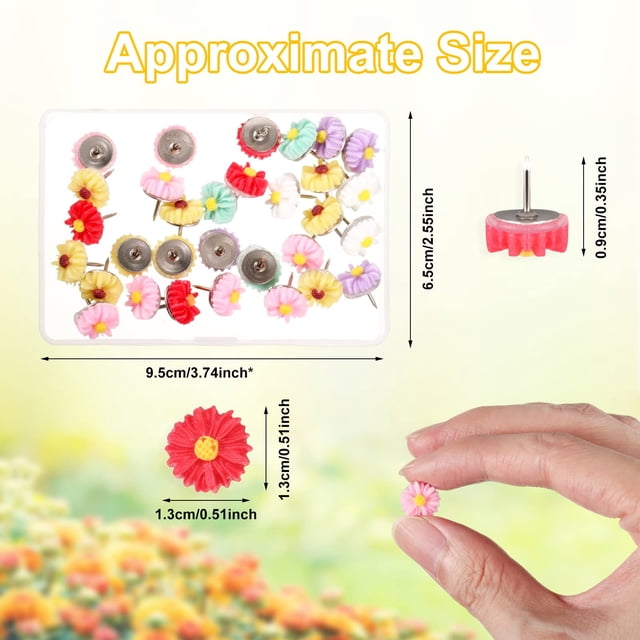 braveheart 30pcs Cork Board Tacks Sharp Point Versatile And Decorative Pins Sharp Head Cork Board Pins 1Set