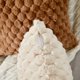 thumbnail image 3 of HAPPINESS Fundas de Almohada Decorativas Navideñas de Piel Sintética de Felpa Difusa Beige de 18x18, Súper Suaves y Acogedoras (2 Unidades), 3 of 7