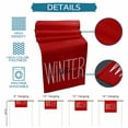 thumbnail image 6 of Hello Winter Table Runner 70 Inches Long Farmhouse Dress Scarves, Red Merry Christmas New Year Dining Tablerunner for Coffee Table/Kitchen Island/Party Décor, 13" x 70", 6 of 8
