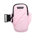 thumbnail image 1 of lionlar Brassard de Sport avec Fermeture Éclair Extérieure et Sangle Réglable pour Femmes Rose, 1 of 9
