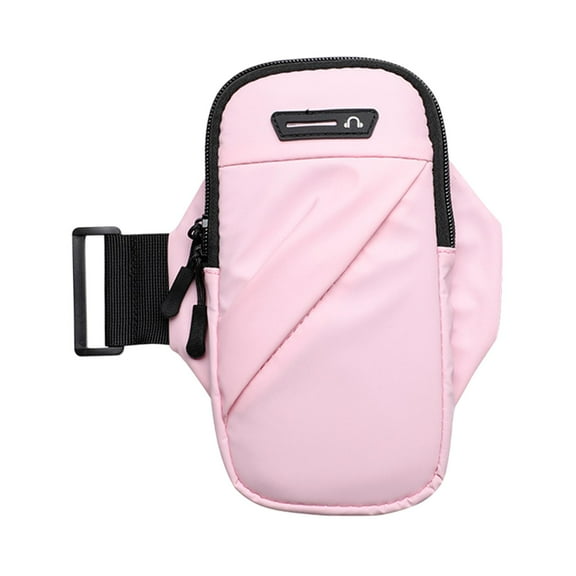 Kokiya Sport Armband Bag Gym Arm Band Pouch Universal Sports Arm Band Case Shoulder Bag Pink