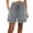 Gray, variant on Vedolay Women's Shorts Short for Womens Cotton Relaxed Fit Casual Multi-Pocket Cargo Shorts,Beige XL