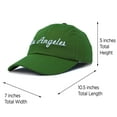 thumbnail image 4 of DALIX Los Angeles Baseball Cap Mens Womens Hats LA in Olive, 4 of 7