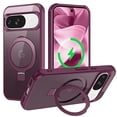 thumbnail image 1 of Funda Casehas para Google Pixel 10/10 Pro con soporte magnético, color rojo vino, 1 of 8