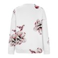 thumbnail image 4 of 50% de Rabais Liquidation Sweat-Shirt Surdimensionné pour Femmes 2023 Col Rond Imprimé Pull Ample à Capuche Manches Longues, 4 of 5