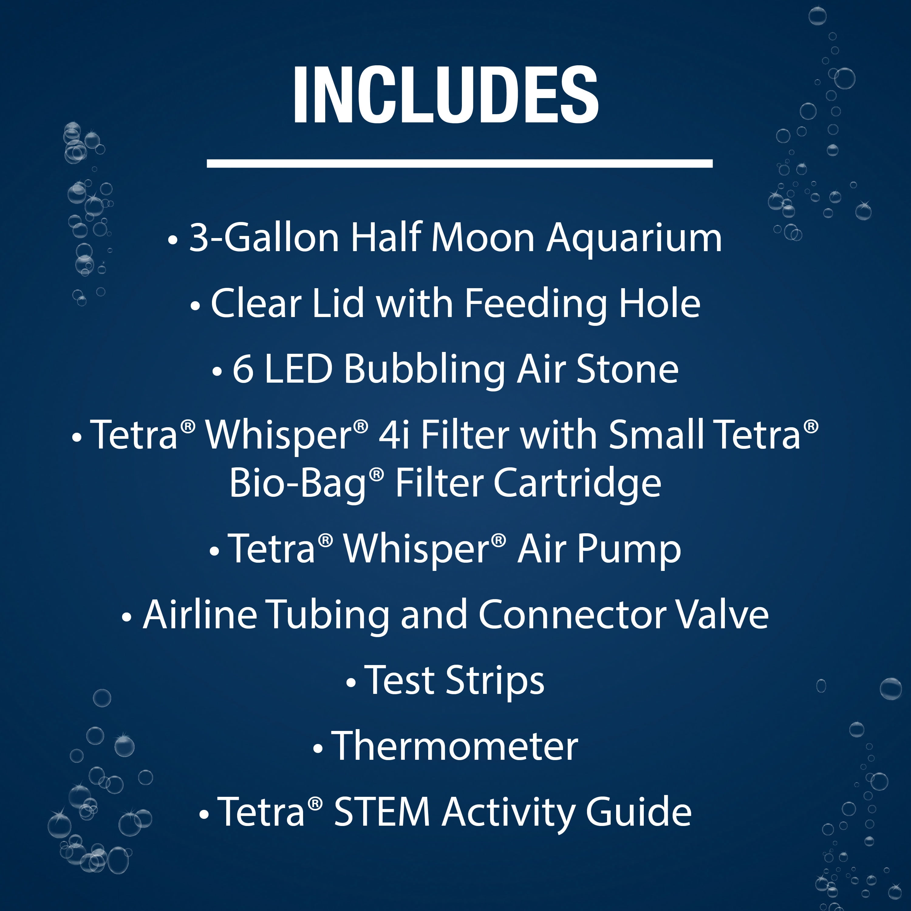 Tetra STEM 3 Gallon Aquarium Kit with Hands-On Activity Guide for Kids