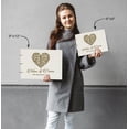 thumbnail image 3 of Darling Souvenir Personalized Engraved Laser Cut Wedding Guest Book Wooden Cover Sign-in Book Registry Guestbook Scrapbook-G9, 3 of 7
