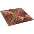 thumbnail image 6 of 19 5/8"W x 19 5/8"H Asher EnduraWall Decorative 3D Wall Panel, Universal Pearl Metallic Champagne Pink (Covers 2.67 Sq. Ft.), 6 of 6