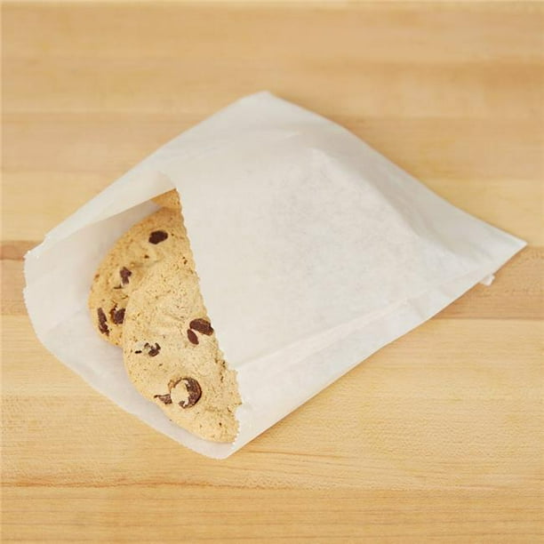 Atlas Paper Bag D636 6 x 0.75 x 6.75 in. Plain Dry Waxed Sandwich Bag