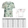 thumbnail image 2 of Beach Seashell Starfish Womens Tops Women's Fashion Casual Short Sleeve Flower Print Round Neck Pullover Top Blouse, 2 of 6