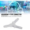 thumbnail image 2 of Conector de tubo de aire para acuario, 10 Uds. (4,8mm), accesorios para mangueras suaves, conector para acuario tipo Y, válvula de aire tipo Y de 3 vías JM, 2 of 5